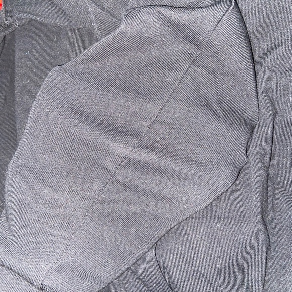 SOLD SHEIN BASICS Cotton High Neck Solid Bodcon Dress - Picture 6 of 6